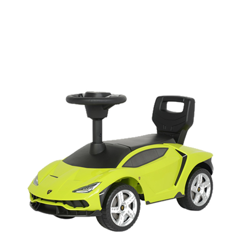 लाइसेंस प्राप्त लेम्बोर्गिनी सेंटेनारियो सस्ती कीमत के खिलौने किड्स स्विंग कार फोर व्हील्स बेबी पुश कार