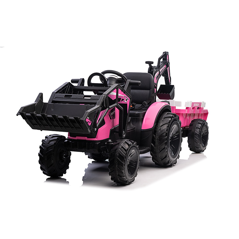 Uusi 2021 12 V Baby Ride traktorilla sähköinen kaivinkone lapsille ajamiseen