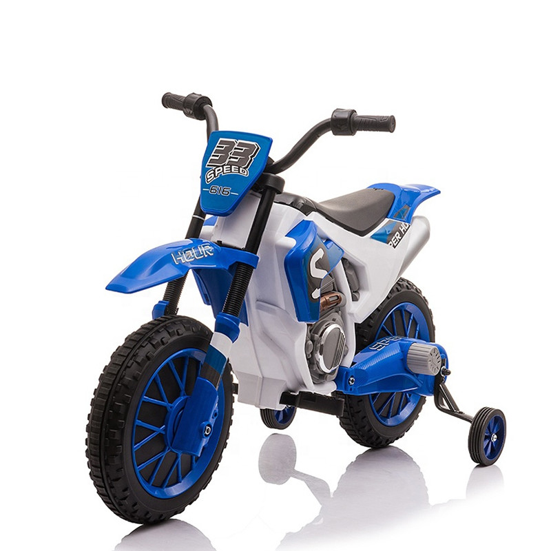 Nova motocicleta elétrica de 12 volts infantil com bateria de energia de 4 rodas