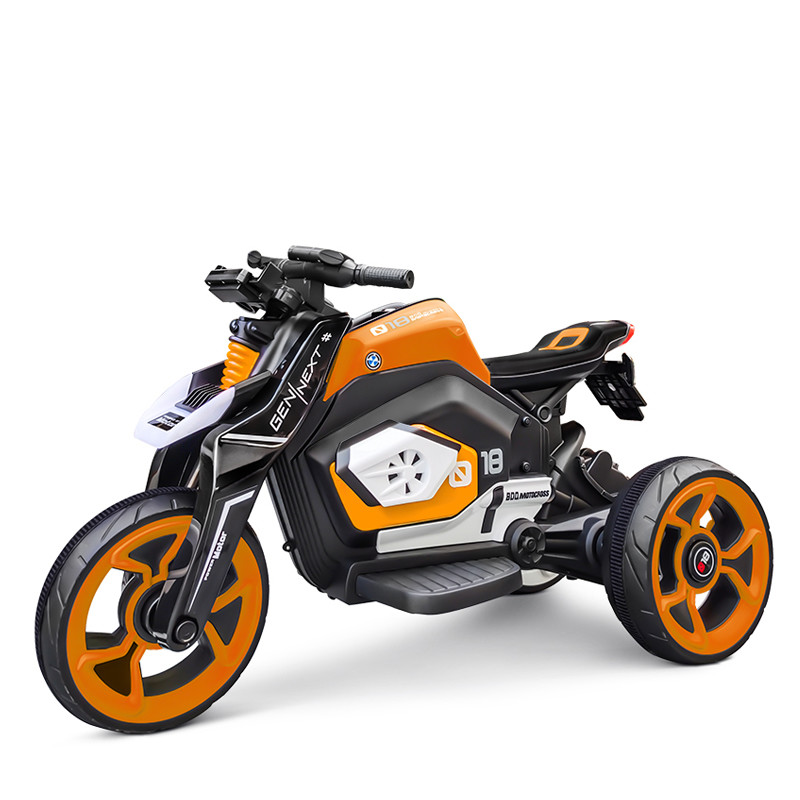 Nowy elektryczny motocykl dziecięcy Akumulatorowy motocykl wyścigowy dla dzieci do jazdy - 1 