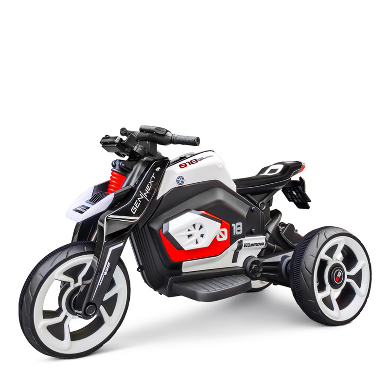 Nowy elektryczny motocykl dziecięcy Akumulatorowy motocykl wyścigowy dla dzieci do jazdy - 2
