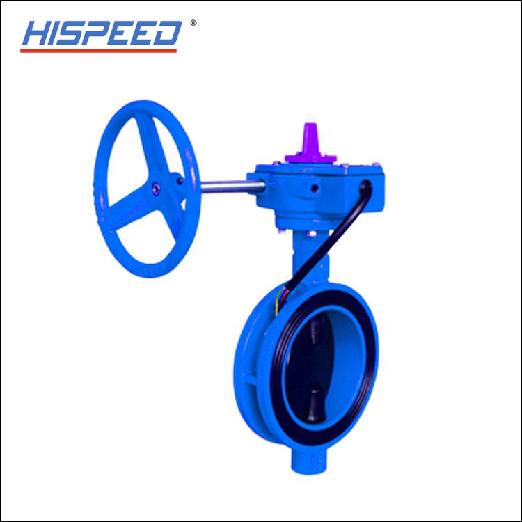 Stainless steel butterfly valve operating mechanism