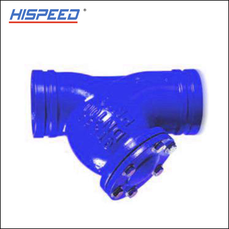 300PSI Ductile Iron Y-Strainer (Groove End)