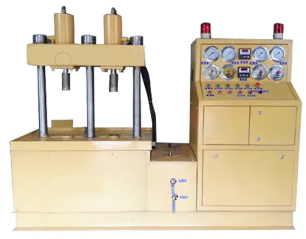 Doppelpositions-Druckprüfmaschine für vertikale Ventile