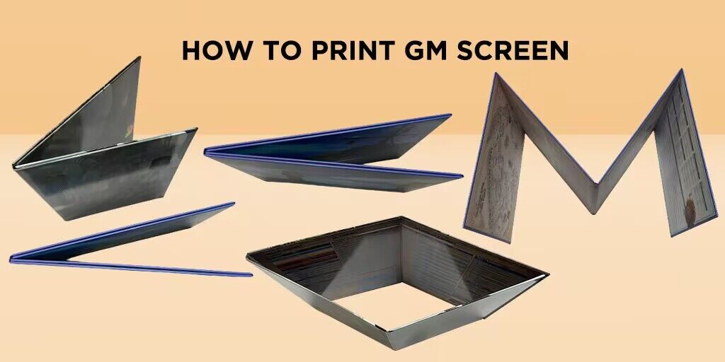 Процес на производство на ГМ печатење на сито