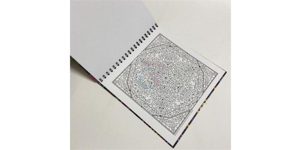 Coloring Book With Perforation Makes It Easy to Display Artwork