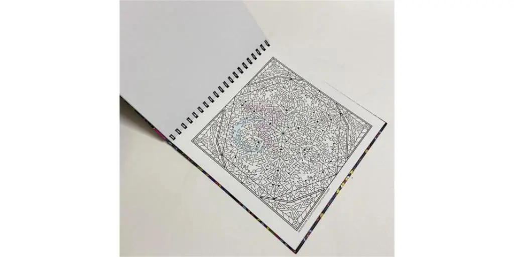 Coloring Book With Perforation Makes It Easy to Display Artwork