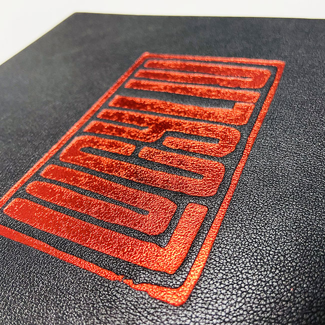 Leather ligatus Cookbook Typographia Foil - 2