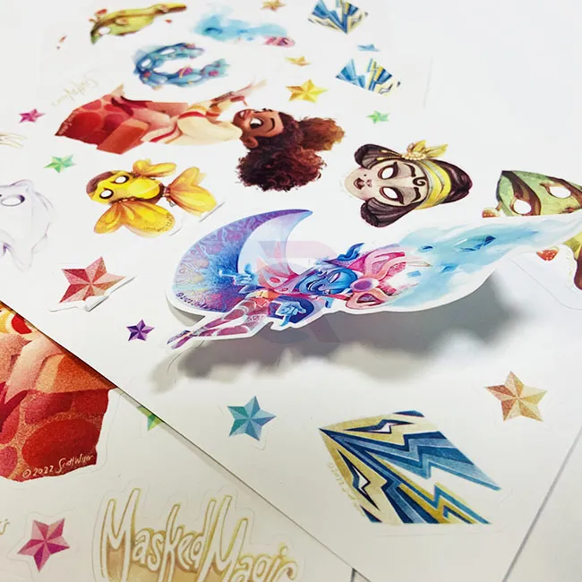 Adults Waterproof vinyl sticker printing