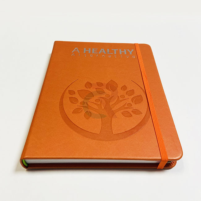 Hardcover Leather Planner With Index Tabs