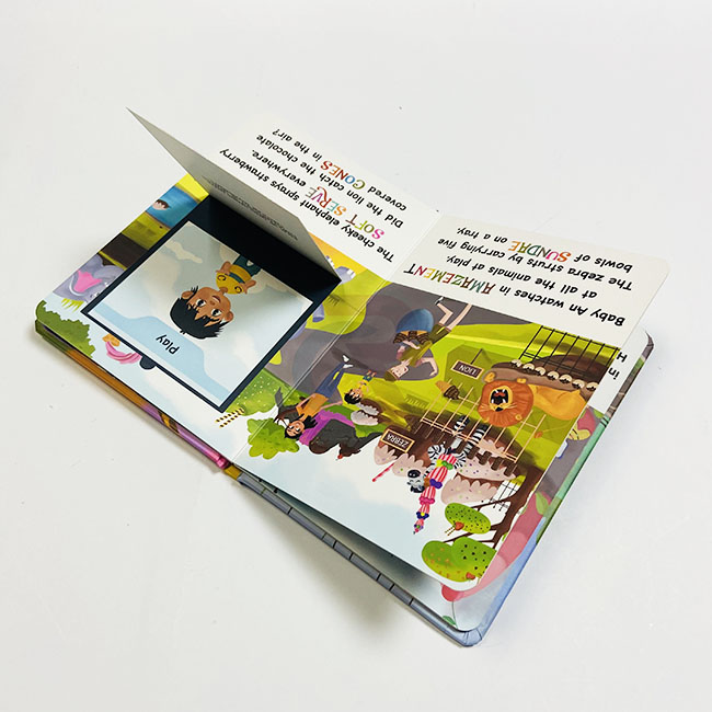 Padded Sturdy Cardboard Book With Flaps