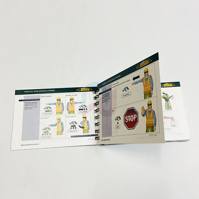 Waterproof Paper Coil Wire Booklet Printing