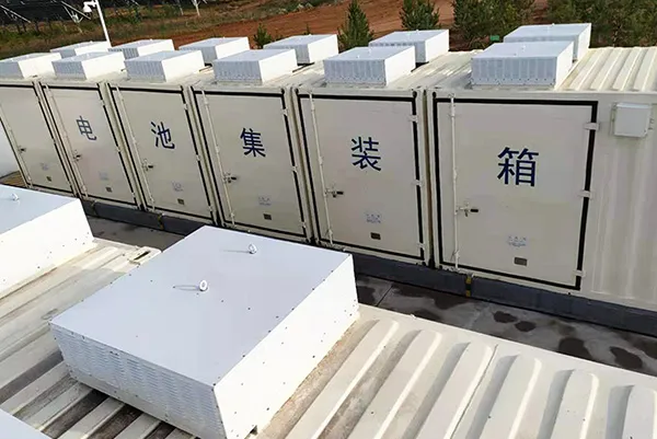 Containerized Base Batteri Energilagring Luftkonditionering