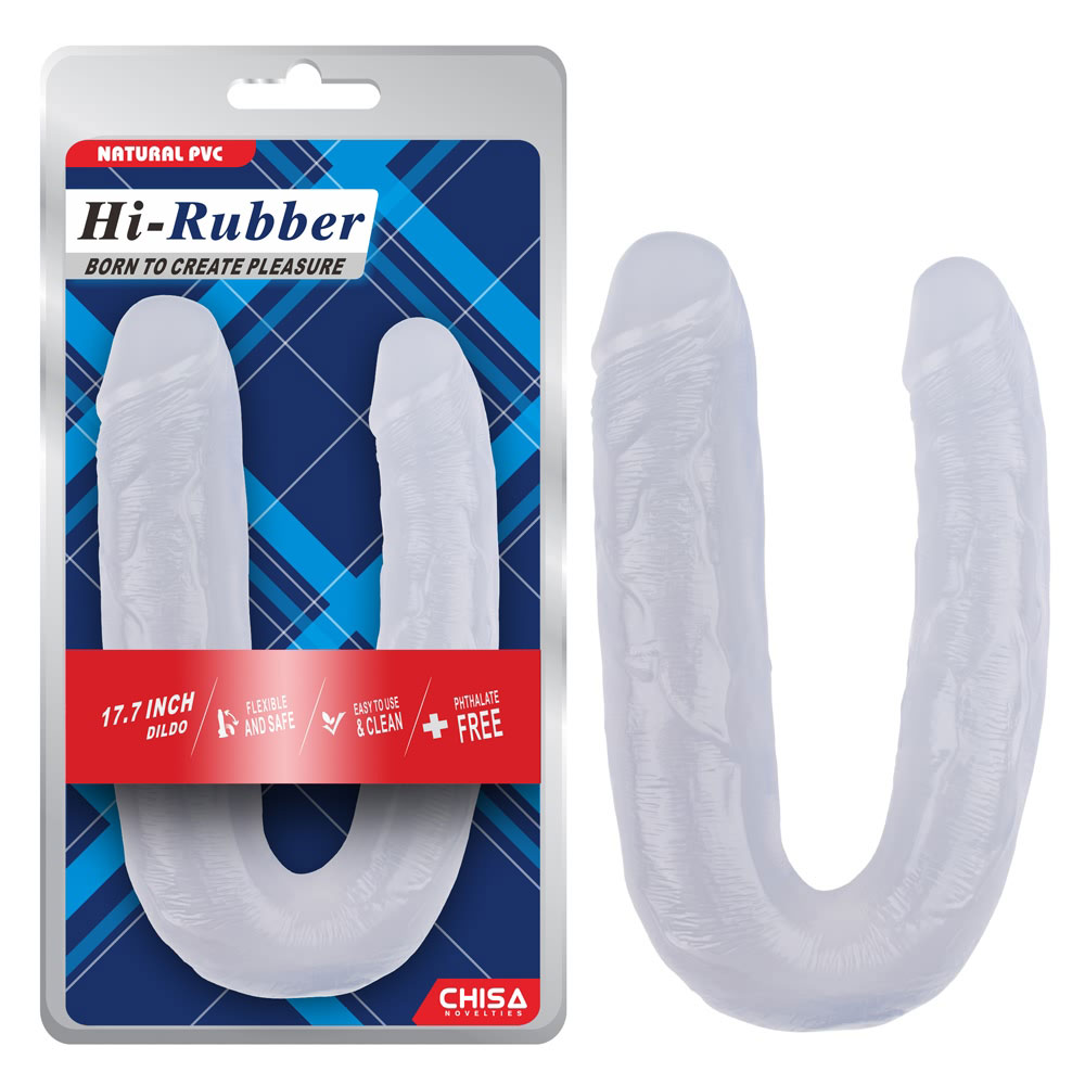 17,7 tommers Dildo-Clear