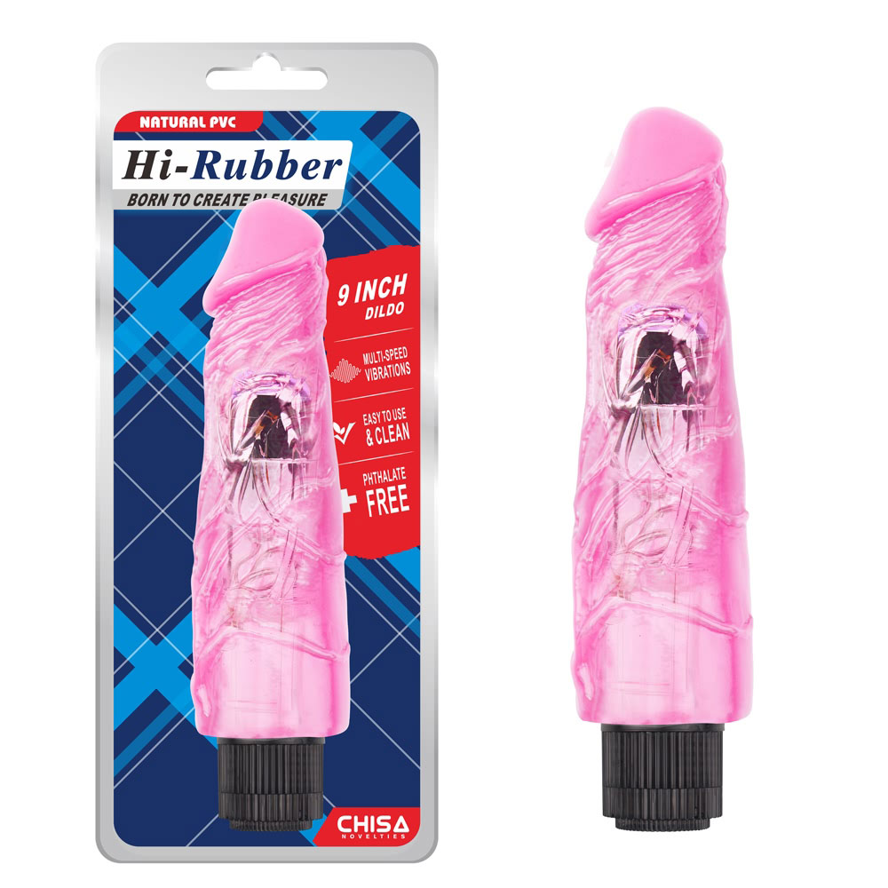 9 tommers dildo - rosa