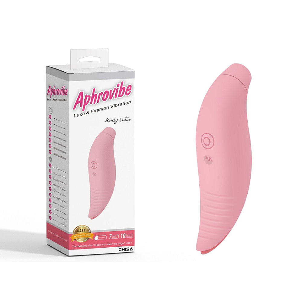 Birdy Cutie 10 Frequency Vibration Pink Silicone Vibrator