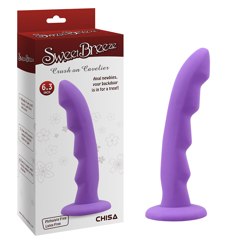 Crush On Cavelier-Purple Siliconel Soft Dildos