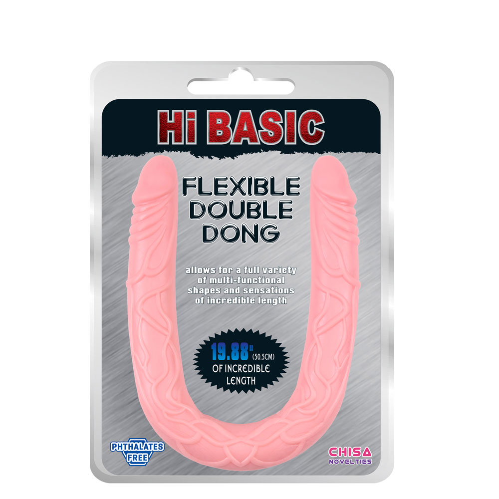 Jelly Flexible Double Dong-Flesh - 0 