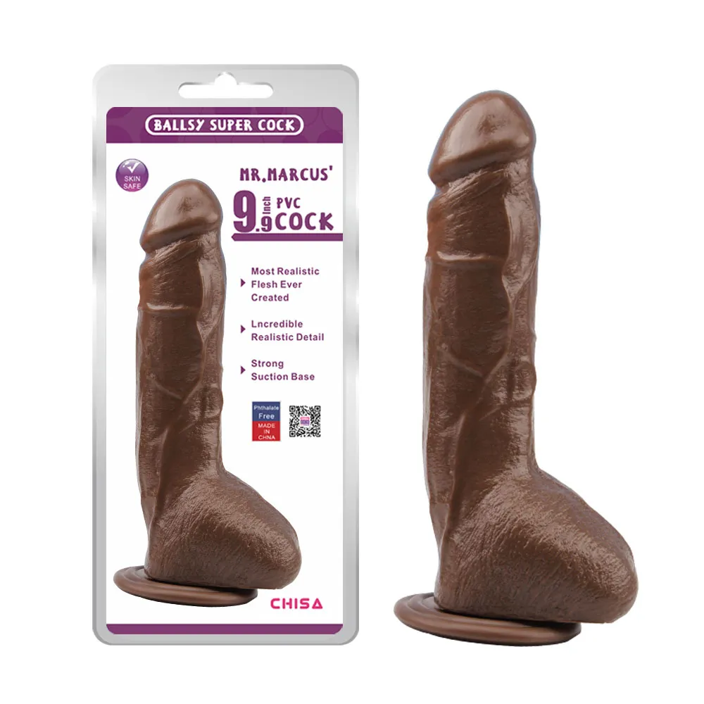 MR.MARCUS' 9.9 Dildo-Brown