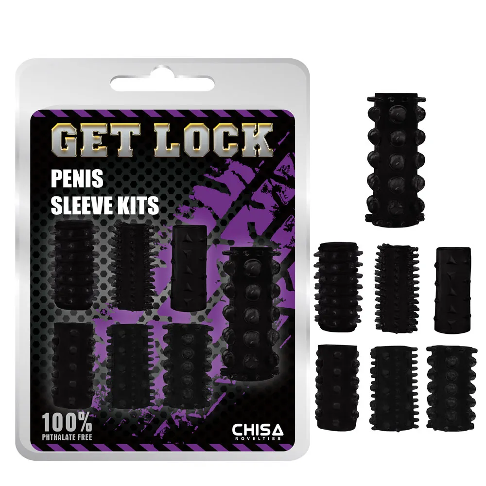 Kits de manchon de pénis-Noir