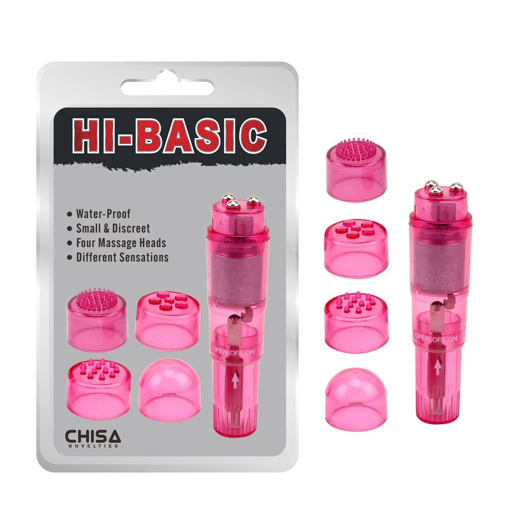 THE ULTIMATE MINI-MASSAGER-Pink Pocket ABS Vibrator