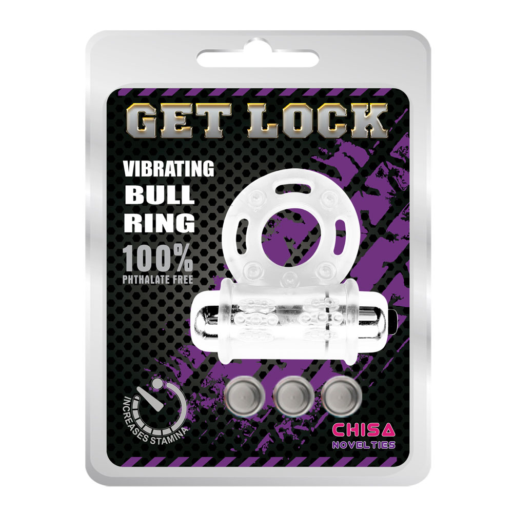 Vibrating Bull Ring-Clear - 0 