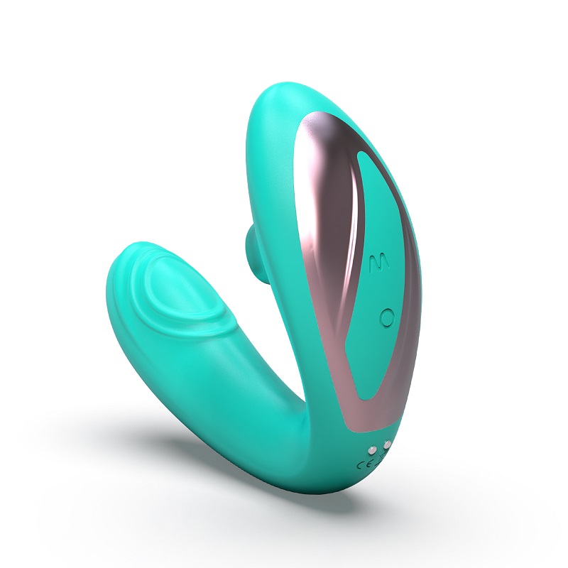 C Shape Licking and Tapping Vibe Teal