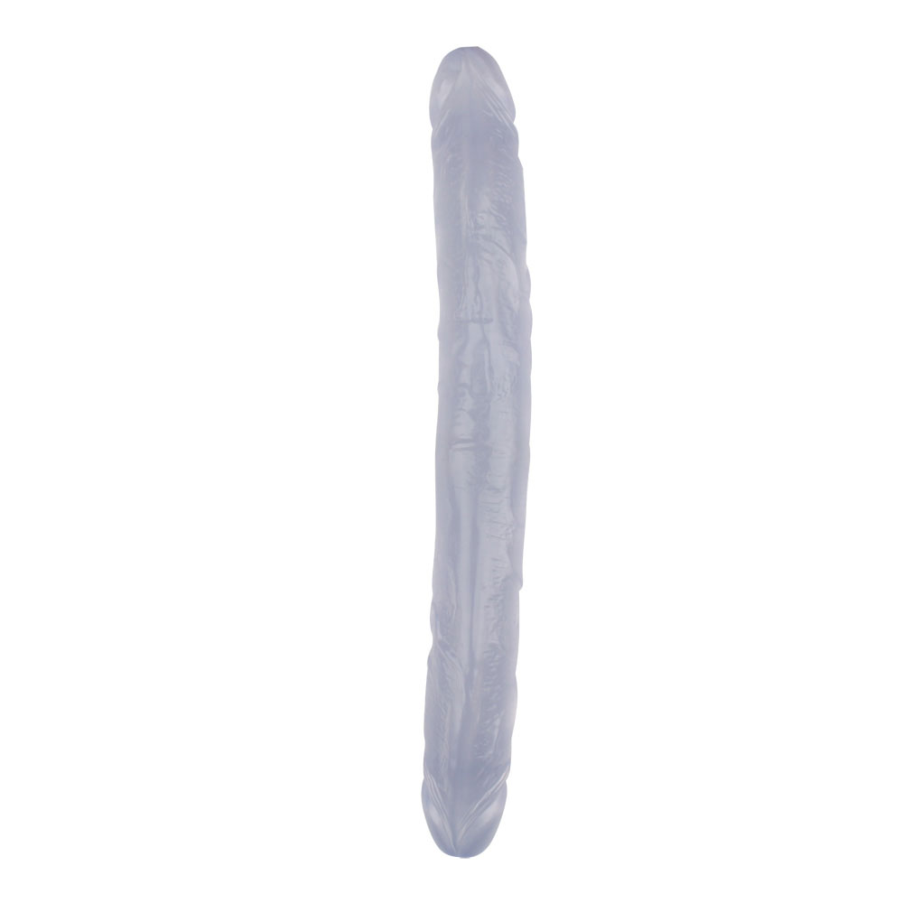 12.8 Inch Pvc Material Crystal Jelly Realistic Double Penetration Dong