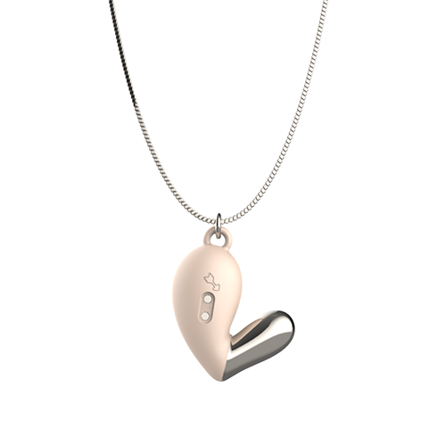 Cupid's Heart Necklace Vibrator