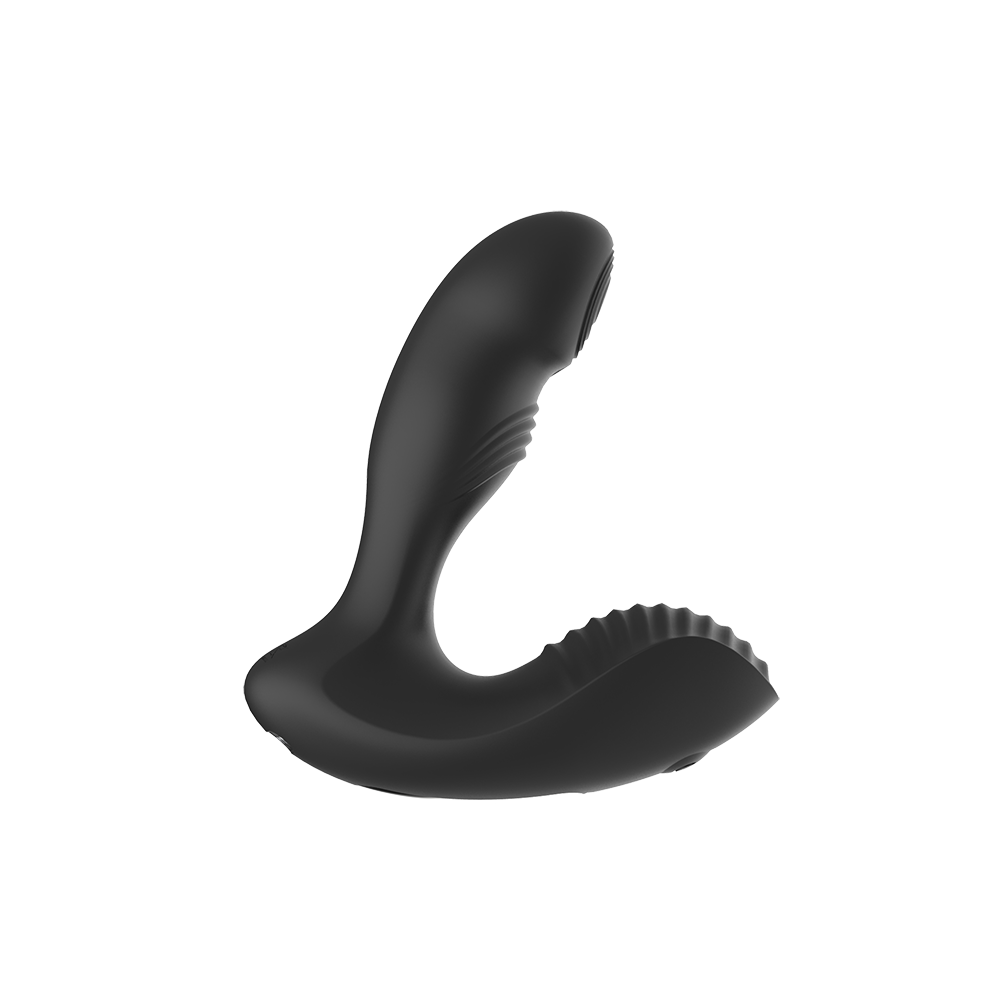 Remote Controlled Prostate Massager With Vibrating And Tapping Functions