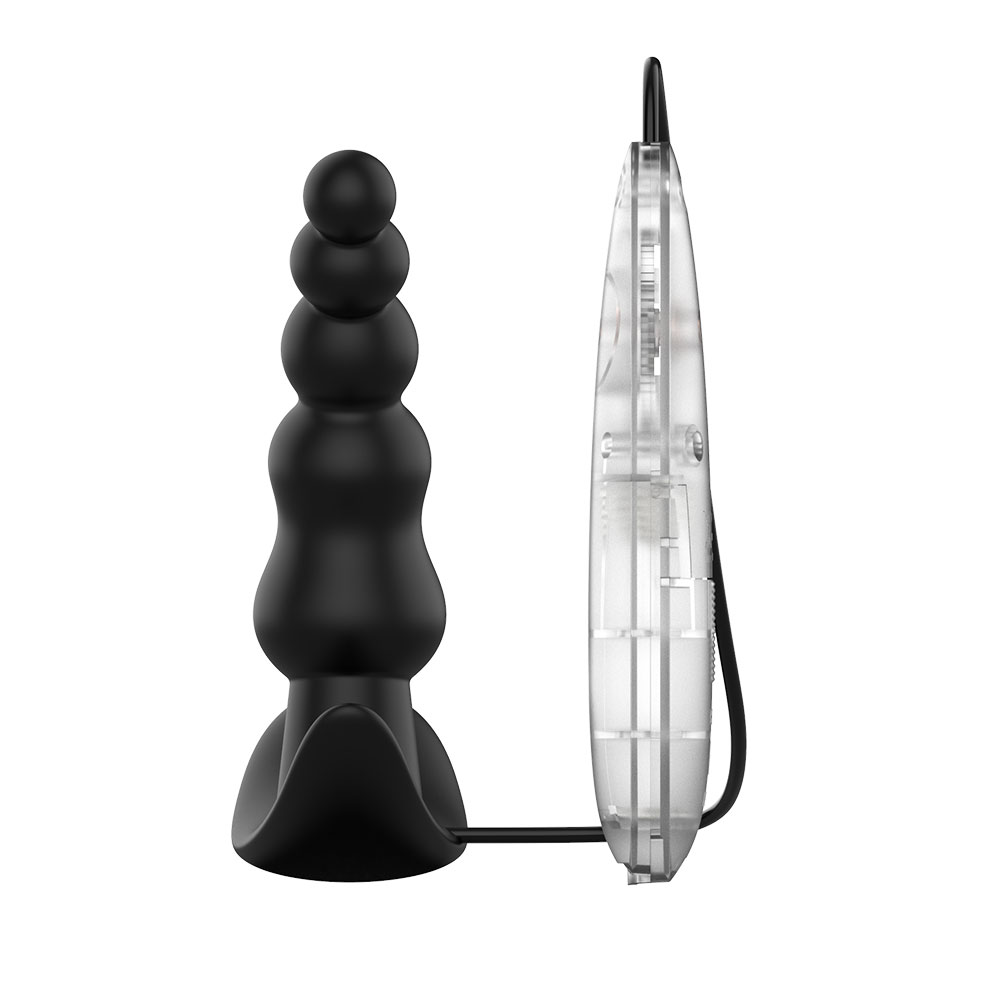 Multi-speed Silicone Vibrating Anal Plug With Remote Control