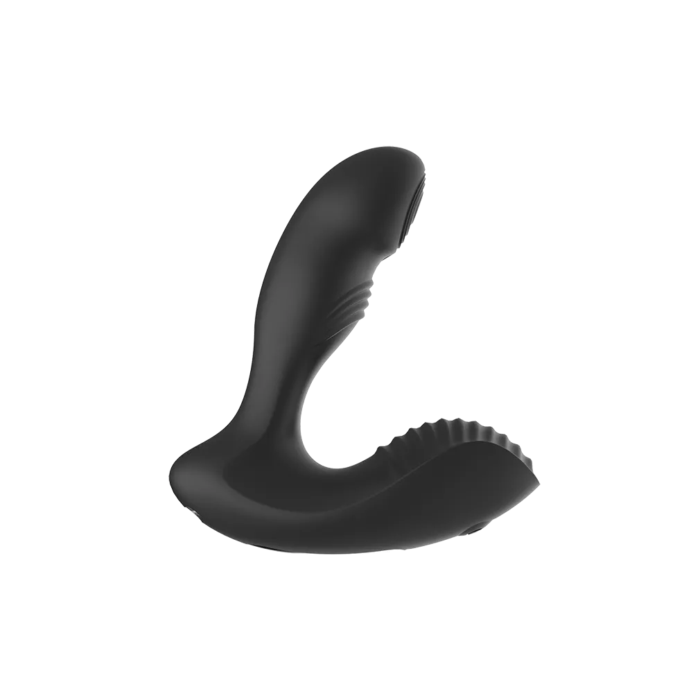 Remote Controlled Prostate Massager With Vibrating And Tapping Functions