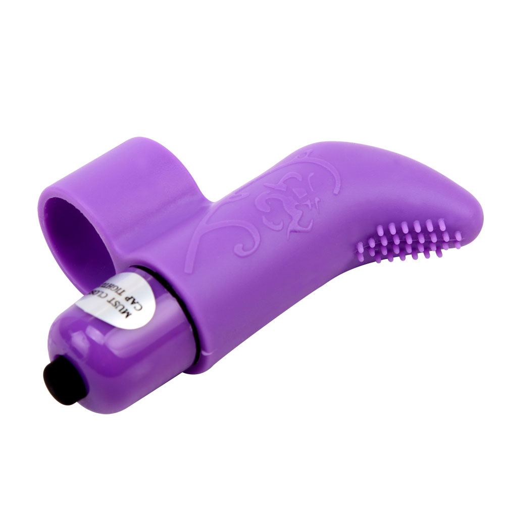 Силіконовий пальчик Vibe з 7 потужними вібраційними функціями Фіолетовий