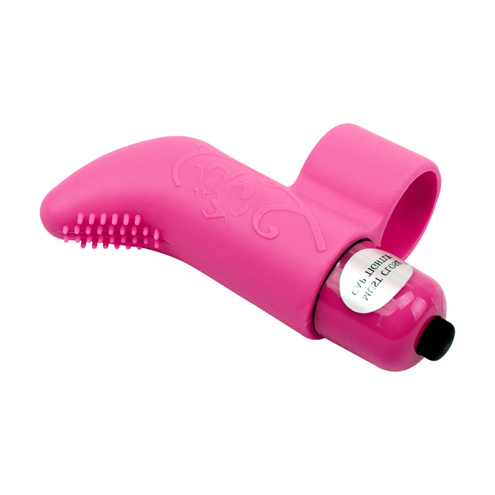 Silicone Finger Vibe With 7 Powerful Vibrating Functions Pink
