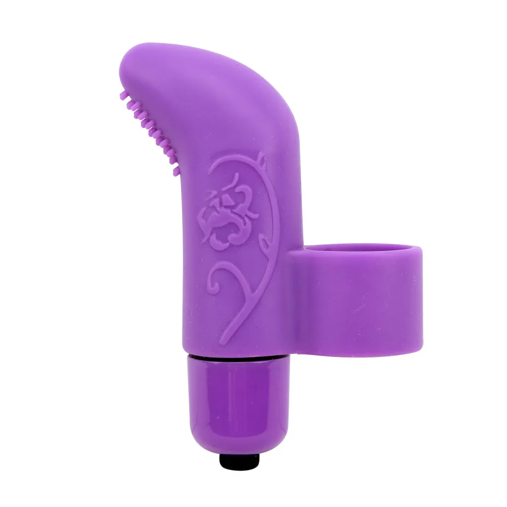 Silicone Finger Vibe With 7 Powerful Vibrating Functions Purple