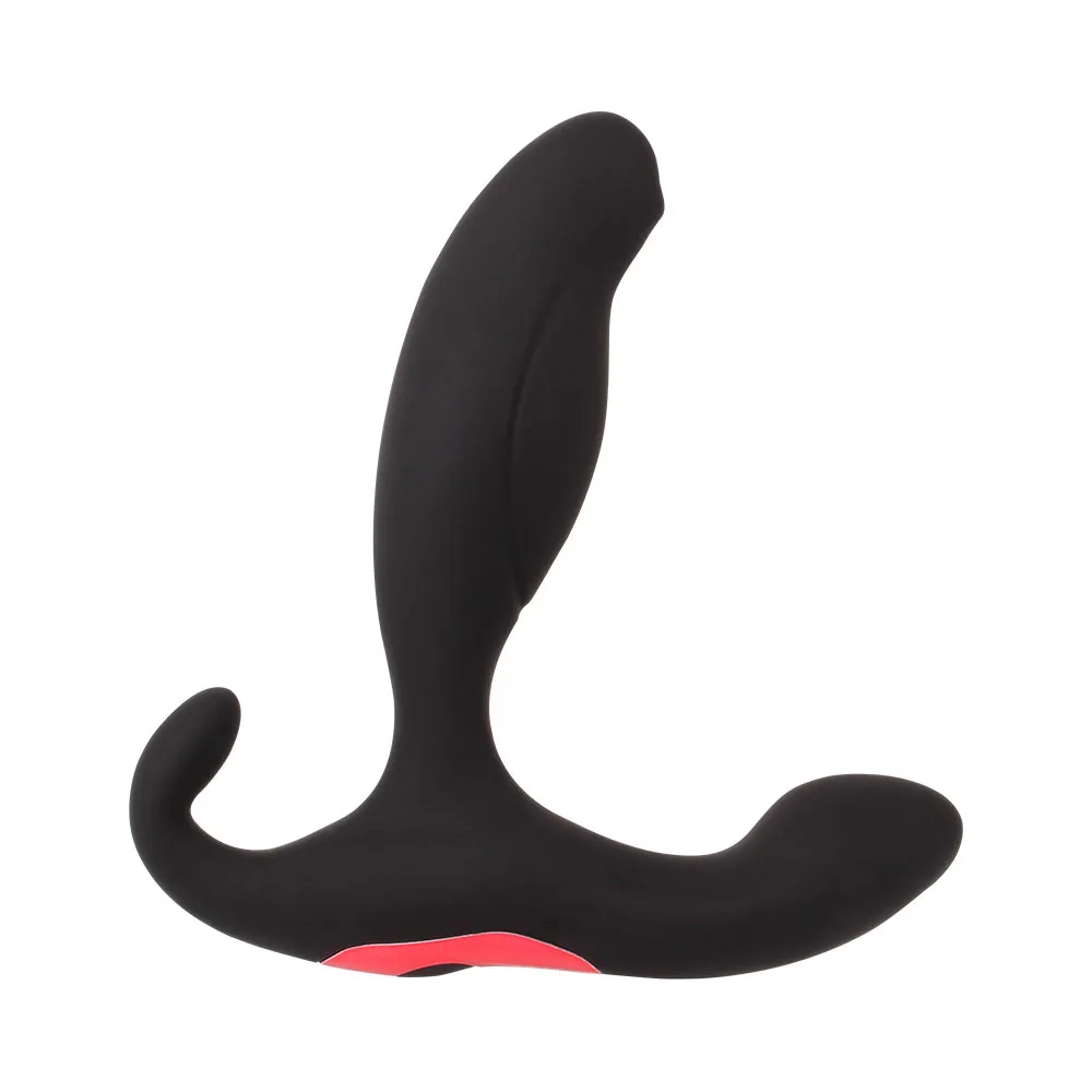 Masseur de prostate rechargeable en silicone avec télécommande sans fil