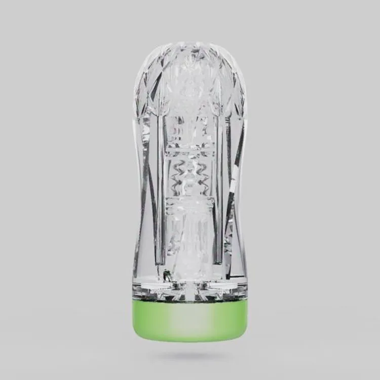 Transparent Masturbator Green