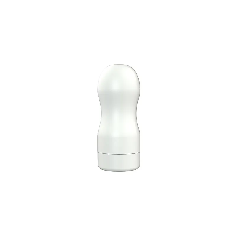 White Shell Masturbator with ball beaded and small teasers