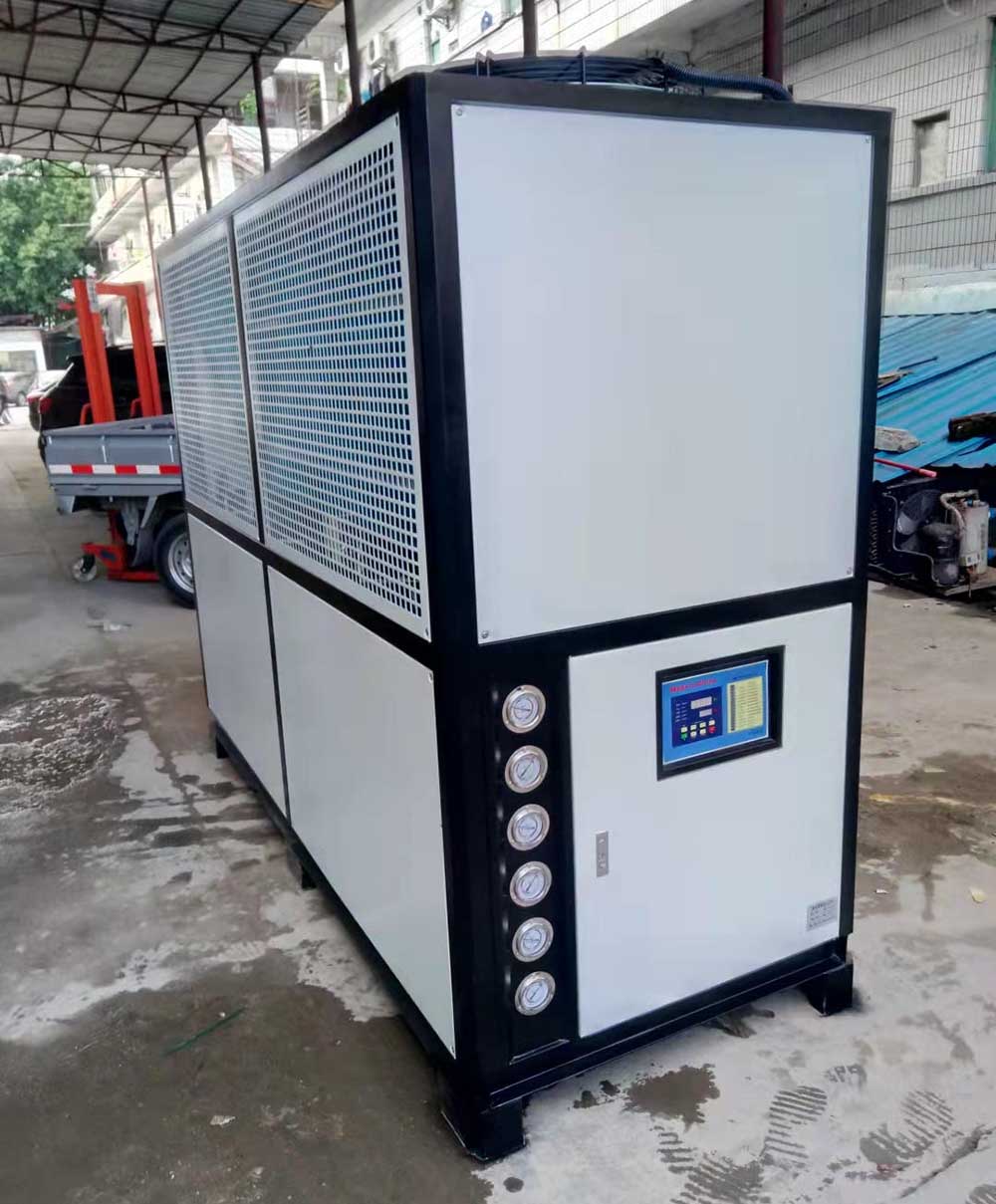 30HP air cooled chiller delivered on time