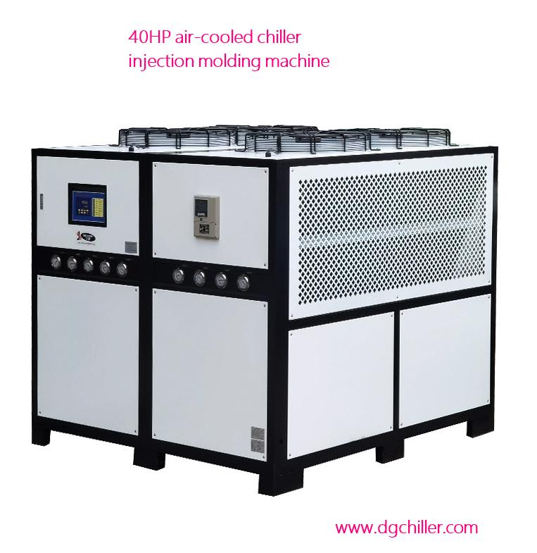 How much power chiller does the 2400T-3200T injection molding machine match 40HP Chiller