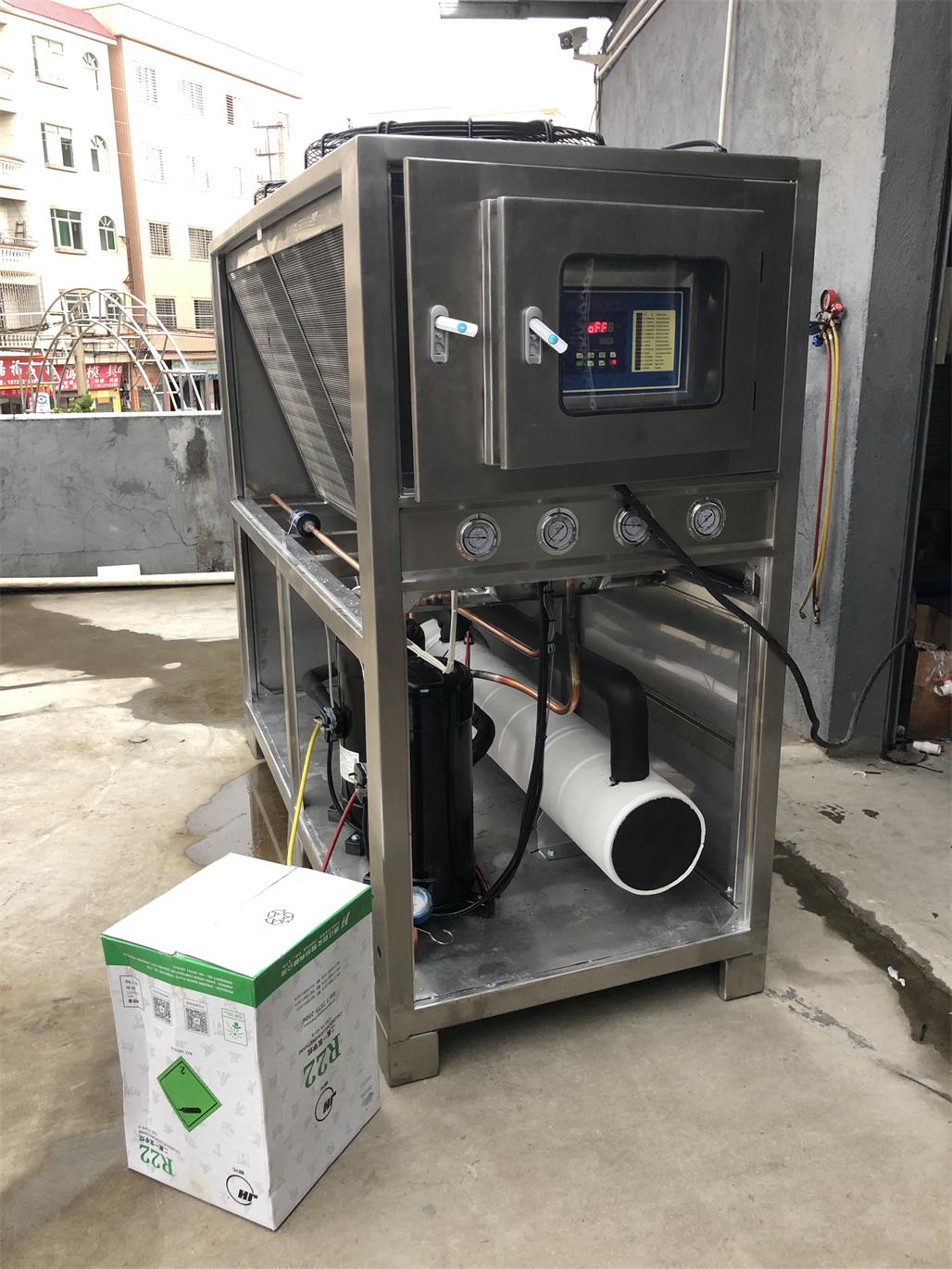 20HP Stainless Steel Air-cooled Shell And Tube Chiller