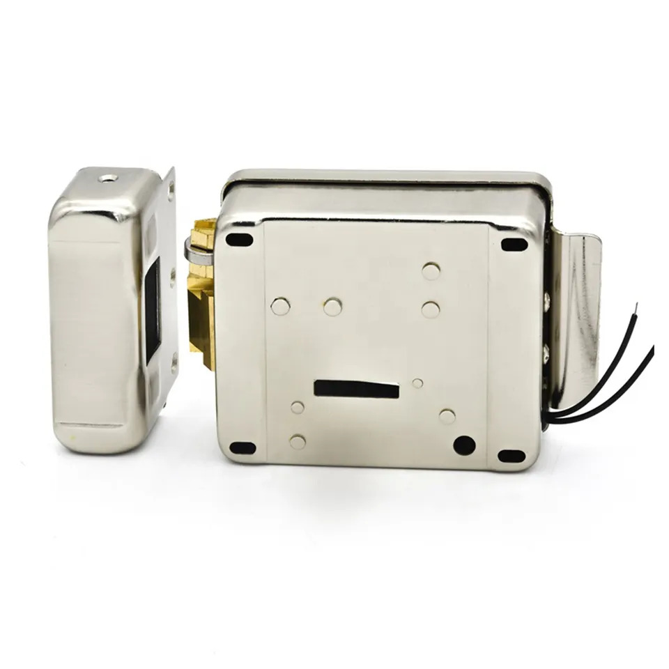 Inside And Outside Stainless Steel 12v Security Smart Magnetic Electronic Electric Door Rim Lock