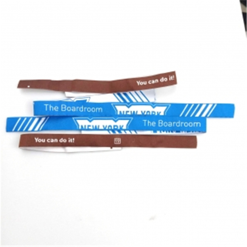 125khz Security RFID Tag Fabric Wristband Rfid Woven Wristbands