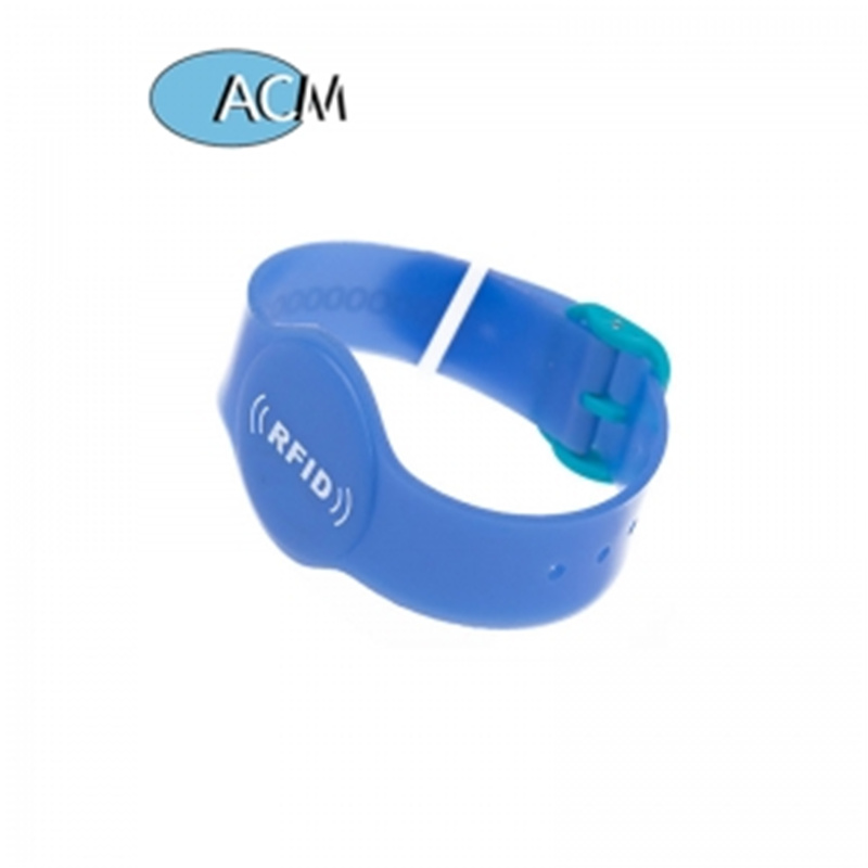13.56mhz Plastic Patient Children Baby Tracking keychain Wristband PVC Rfid Wristbands