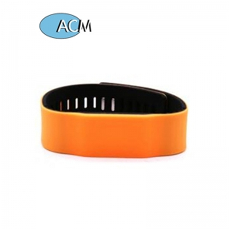 Bracelet 13.56mh Waterproof Nfc Adjustable Silicone Rfid Wristband for Access Control