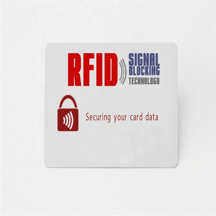Προστασία κάρτας ταυτότητας κλοπής ταυτότητας Κάρτα αποκλεισμού RFID για πιστωτική κάρτα