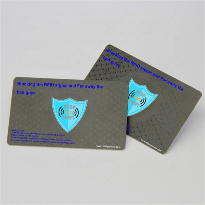 NFC Contactless Card Shield Block Πιστωτική κάρτα Rfid Chip
