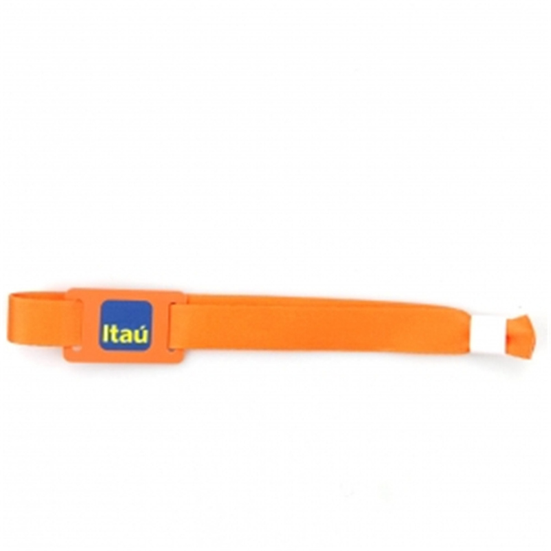 Engångsarmband av elastiskt tyg Vävda RFID-vävda armband