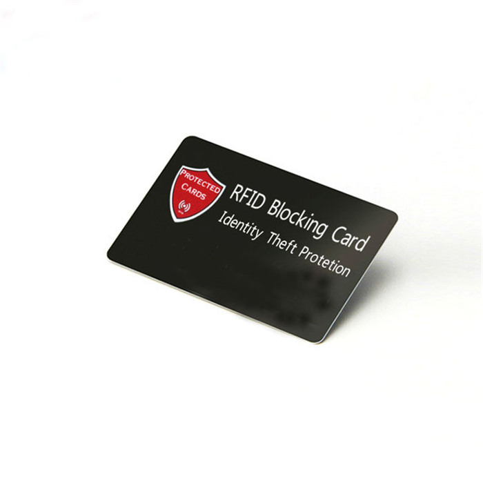 RFIDクレジットカードブロッカー信号遮断RFIDブロッキングカードを使用したRFIDカードウォレット