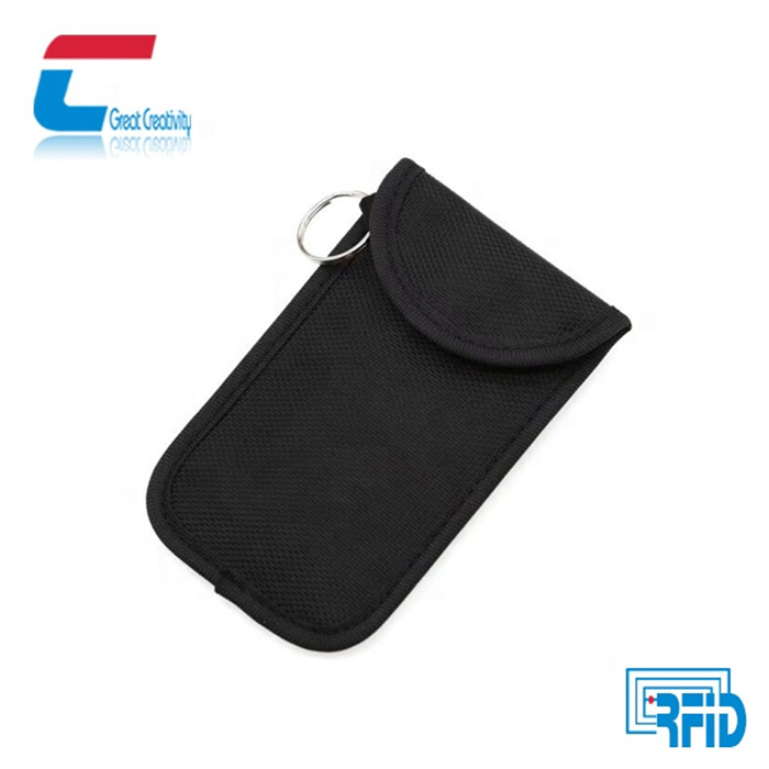 Προστατευτικό κλειδιού αυτοκινήτου WIFI/GSM/LTE/NFC/RF Blocker Faraday Cage Shield Τσάντα θήκης μπλοκαρίσματος σήματος κλειδιού αυτοκινήτου
